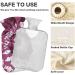 Shop NAANLE Hot Water Bottle - 1L Batik Colored Watercolor Design | Transparent Bed & Hand Warmer for Pain Relief & Therapy - Buy Online on GoSupps.com