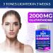 Glutathione Whitening Pills - 2000mg 180 Capsules - Skin Lightening, Dark Spot Remover, Hyperpigmentation Treatment - Buy Online on GoSupps.com