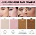 Buy Pink Setting Powder - Translucent Loose Face Powder for Pore Minimization & Oil Control | Longwear Blurring Makeup (03# Dark Complexion Shimmer - Buy Online on GoSupps.com