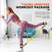 Yellow Ankle Resistance Bands Set for Glutes & Legs Workout - Home Gym Exercise Equipment for Women & Men - Buy Online on GoSupps.com