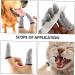 Sosoport 4 Pairs Dog Teeth Cleaning Dog Finger Brush Soft Nursing Cat Teeth Cleaning Supplies Pet Oral Care - Buy Online on GoSupps.com