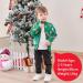 Xmas Reindeer Toddler Boys Christmas Jumper Cardigan | Green Knitted Sweater for Kids 18-24 Months - Buy Online on GoSupps.com