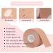 Breathable Boob Tape Breast Sling for A-E Cups | Waterproof & Sweatproof Athletic Support Tape | Includes 10 Disposable Fashion Breast Patches in Beige - Buy Online on GoSupps.com