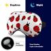 Cute Ladybug Sleep Mask | Soft Eye Mask with Adjustable Strap | Comfortable Blindfold for Travel | Perfect for Kids & Adults - Buy Online on GoSupps.com
