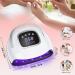 UV Nail Lamp LKE Nail Dryer 220W Professional UV LED Nail Lamp with 4 Timers&Auto Sensor UV Lamp for Gel Nails Detachable Curing Lamp Gel Nail Polish Lamp for Home and Salon Use 20*23-White - Buy Online on GoSupps.com