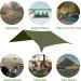 10ft Waterproof Camping Tent Tarp - Flame Retardant Hammock Rain Fly for Hiking & Travel - Green - Buy Online on GoSupps.com