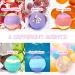 Canvalite Kids Bath Bombs - 6 Pcs Handmade Mermaid Gifts for Girls | Skin-Friendly Natural Spa Fizzy Bubble Bath with Surprise Inside Little Girls Jewelry - Buy Online on GoSupps.com