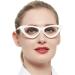 Stylish Cat Eye Blue Light Blocking Reading Glasses for Women - UV Protection Available in Multiple Strengths (1.0 to 3.5) - White Frame - Buy Online on GoSupps.com