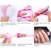 Nail Forms for Gel Builder 100 Pcs Nail Extensions Forms Self-Adhesive Nail Extension Stickers for Acrylic UV & Poly Gel Polygel Nail Form (Pink) - Buy Online on GoSupps.com