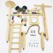 Top Cage Bird Playground & Gym Set for Conure, Parakeets, Cockatiels, Lovebirds - Hanging Chewing Toys & Wood Perch Stand - Buy Online on GoSupps.com