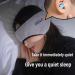 Blackout Eye Mask with Earplugs - Sleep Mask for Men and Women with Noise Reduction - Includes Travel Pouch - Buy Online on GoSupps.com