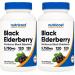 Nutricost Elderberry Capsules 575mg (120 Capsules) - Black Elderberry Vegetarian Gluten Free and Non-GMO Supplement (Pack of 2)