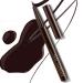 DLUX PROFESSIONAL Waterproof Liquid Eyeliner   Matte Brown Ink Pen Eyeliner  Fine Felt Tip  Smudge Proof  Long Lasting  Highly Pigmented  Cruelty Free  Matte Finish  Fast Drying  Easy Application