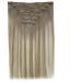 FSHINE 14 Clip-In Real Hair Extensions - 35cm Walnut Brown to Ash Blonde 120g 7 Pieces - Buy Online on GoSupps.com