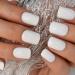 All White Square Glossy Gel Press On Nails - Long Lasting Faux Ongles for Daily Life - Buy Online on GoSupps.com