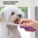 Detangling Pet Comb with Stainless Steel Teeth for Safe & Gentle DIY Grooming - Dog & Cat Detangler Tool for Removing Matted Fur, Knots & Tangles - Buy Online on GoSupps.com