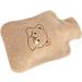 Cuddly Bear Hot Water Bottle - Large 1.8L | Brown Plush | 33x20cm | Cozy & Safe Comfort - Buy Online on GoSupps.com