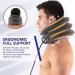 Cervical Neck Traction Device for Instant Pain Relief - Inflatable & Adjustable Neck Support Brace | Best Neck Traction Pillow for Home Use - Gray - Buy Online on GoSupps.com