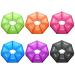 Patelai 6 Pieces 7 Sided Pill Organizer Small Weekly Pill Case Portable Vitamin Planner 7 Day Travel Pill Storage Box Daily Medicine Box Pills Reminder(Vivid Colors)(Vivid Colors)