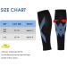 Buy Calf Compression Sleeves for Men & Women - X-Stripes Leg Compression Socks | 3 Pairs Green Medium | Enhance Sports Performance - Buy Online on GoSupps.com