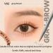 Double Tip Lower Eyelash Pencil | Waterproof Smudge Proof Lower Lash Liner Super Slim Liquid Eyeliner Natural Lower Eyelashes Two-Claw Bottom Lashes Pencil for Eye Makeup Pochy V02# Gray Brown - Buy Online on GoSupps.com