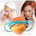 Baby Universal Gyro Bowl - Non-Spill Rotating 360 Degrees Magic Bowl for Toddlers (Green) - Buy Online on GoSupps.com