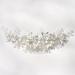 SWEETV Rhinestone Bride Wedding Hair Comb with Pearl Bridal Hair Piece - Handmade Crystal Hair Clip for Women and Girls in Silver - Buy Online on GoSupps.com