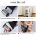 Stainless Steel Ice Roller for Face & Eyes | Puffiness & Migraine Relief | Best Self Care Gift for Men & Women - Black Roller - Buy Online on GoSupps.com