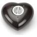 Urns UK Pet Cremation Memorial Heart Urn Hertford Pewter 5" Black - Buy Online on GoSupps.com