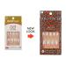Shop Gold Finger False Nails - Glam Full Cover Fake Nails Set (2 PACK) | Long Length | International Shipping Available - Buy Online on GoSupps.com