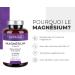Magnesium Bisglycinate + Citrate - 2145mg - Vitamin B6 B5 C - Fatigue Stress - Magnesium BIO-Available - Magnesium Citrate and Magnesium Bisglycinate - 120 Capsules - Nutralia (Taste Free) - Buy Online on GoSupps.com