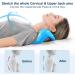 Neck and Shoulder Relaxer with Upper Back Cervical Traction Device Neck Stretcher for TMJ Pain Relief and Cervical Spine Alignment - Buy Online on GoSupps.com
