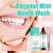 Goniome Coconut-Mint Water Mouthwash - Fresh Breath & Teeth Whitening | Oil Pulling for Healthier Gums (3 PCs) - Buy Online on GoSupps.com