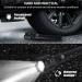 LBE Rechargeable LED Flashlight | 150000 Lumens | Super Bright & Powerful | 3 Modes | IPX7 Waterproof | Handheld Large Flashlight (Black) - Buy Online on GoSupps.com