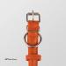 Collardirect Handmade Softly Padded Round Leather Dog Collar - Real Leather for Small & Big Dogs Puppies & Cats - Available in Black Pink Red Purple Blue Orange (40-45 cm) - Buy Online on GoSupps.com