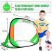 WEKEFON Kids Soccer Goal Pop-Up Net - Portable Training and Backyard Fun - Easy Assembly - Compact Storage - 3'3 x 2'3 Green - Buy Online on GoSupps.com
