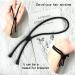 Milamiya Adjustable Headband for Natural Curly Hair - 5 Pack | Thick Hair Ties for Afro Puff Ponytail | TikTok Popular Hairband - Black - Buy Online on GoSupps.com