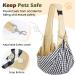 Pawaboo Dog Carrier Bag - Portable Pet Travel Bag for Small Dogs & Cats (Up to 12lbs) with Adjustable Shoulder Strap - Ideal for Outdoor Adventures - Buy Online on GoSupps.com