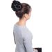 Women Messy Hair Scrunchy Scrunchie Bun Up Do Hair Piece Hair Ribbon Ponytail Hair Extensions Wavy Messy Dark Black - Buy Online on GoSupps.com