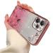 Tivenfezk nadoli glitter diamond case for xiaomi redmi 12 sparkle flower butterfly cell phone cover soft gradient cover frame shiny silicone rhineau etui protective cover xiaomi redmi 12 pink