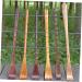 Fomiyes Wooden Back Massage Device & Shoe Helper - Portable Bamboo Back Scratcher 48x3.8cm Khaki - Buy Online on GoSupps.com