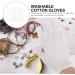 IWOWHERO 12 Pairs Washable Cotton Gloves Gloves Stretchable Lining Gloves Jewelry Inspection Gloves Jewelry Cotton Gloves Glove Liners Silver Inspection Thicken Miss Hand Cover White 21x11x7cm - Buy Online on GoSupps.com