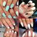 240 Pieces Short French Nail Tips nail tips for gel extensions nail extensions 15 Size Half Cover Matte Fake Nail Art Tips Artificial French Nail Extension Nail Tips for Gel - Buy Online on GoSupps.com