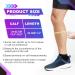 Junely Calf Compression Sleeves - 3 Pairs for Men & Women | Support for Running Shin Splints & Varicose Veins | Pain Relief in Stylish Striped Colors - Buy Online on GoSupps.com