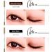 Non-smudging Waterproof Long-lasting Eyeliner Pencil Quick Drying Long Lasting Waterproof and Sweat Proof Eyeliner Extra Fine Eyeliner with Sharpener (01#Natural Brown*2) - Buy Online on GoSupps.com