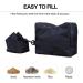 KOSIBATE Shooting Rest Bag w/ Rear Squeeze Bag - Gun & Rifle Sandbag for Precision Shooting | Black - Buy Online on GoSupps.com