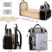 Fandare Diaper Backpack & Baby Wrap Bag - Travel-Friendly Multi-Functional Diaper Bag with Foldable Bed & USB Port for Parents - Buy Online on GoSupps.com