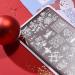 Christmas Nail Art Stamping Plates - Snowflakes Snowman Santa Image Templates Kit - Buy Online on GoSupps.com
