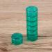 SUPVOX Portable 7 Day Stackable Pill Case Tower - Travel Pill Box (Green) | International Shipping Available - Buy Online on GoSupps.com