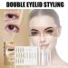 Natural Double Eyelid Stickers & Accessories Set - 120 Pcs Invisible Adhesive Tapes Y-Shaped Clip Spray Bottle | Perfect for Enhancing Eyelids - International Shipping Available - Buy Online on GoSupps.com